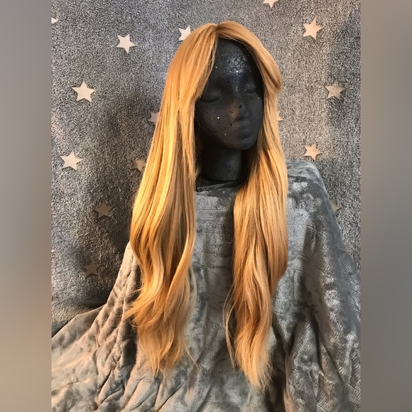 Other - 26” Copper Honey Blonde Lace Cap Wig, High Quality Synthetic